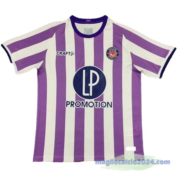 Thailandia Prima Maglia Toulouse 2023 2024 Purpureo Bianco Poco Prezzo