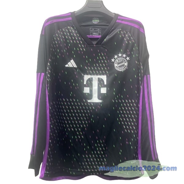 Thailandia Prima Manica lunga Bayern Múnich 2023 2024 Nero Poco Prezzo