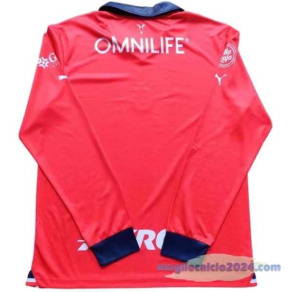 Thailandia Prima Manica lunga CD Guadalajara 2023 2024 Rosso Poco Prezzo