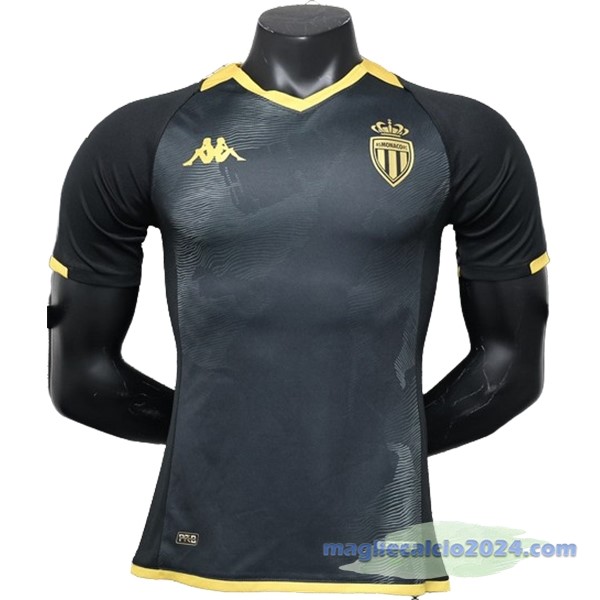 Thailandia Seconda Giocatori Maglia AS Monaco 2023 2024 Nero Poco Prezzo