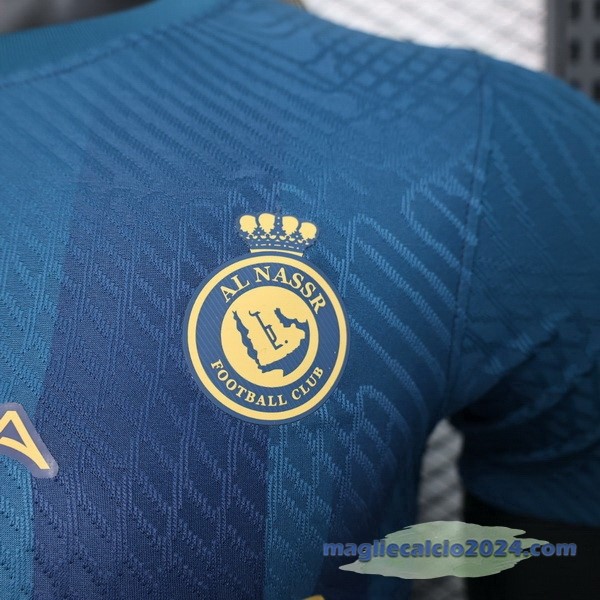 Thailandia Seconda Giocatori Maglia Al Nassr 2023 2024 Blu Poco Prezzo