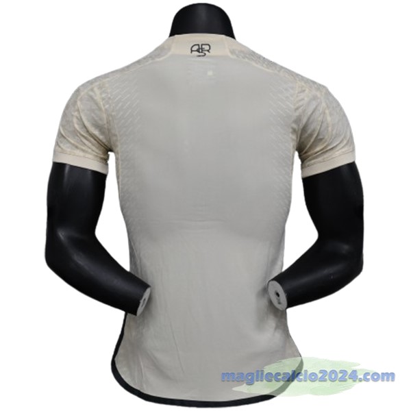 Thailandia Seconda Giocatori Maglia As Roma 2023 2024 Bianco Giallo Poco Prezzo