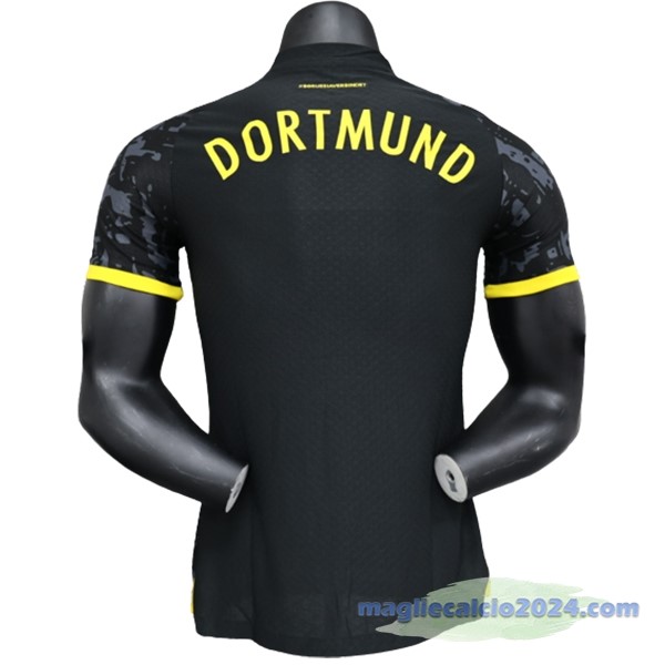 Thailandia Seconda Giocatori Maglia Borussia Dortmund 2023 2024 Nero Poco Prezzo