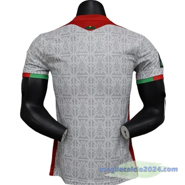Thailandia Seconda Giocatori Maglia Burkina Faso 2024 Bianco Poco Prezzo