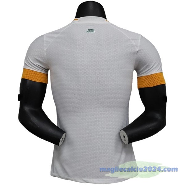 Thailandia Seconda Giocatori Maglia Costa d'Avorio 2022 Bianco Poco Prezzo