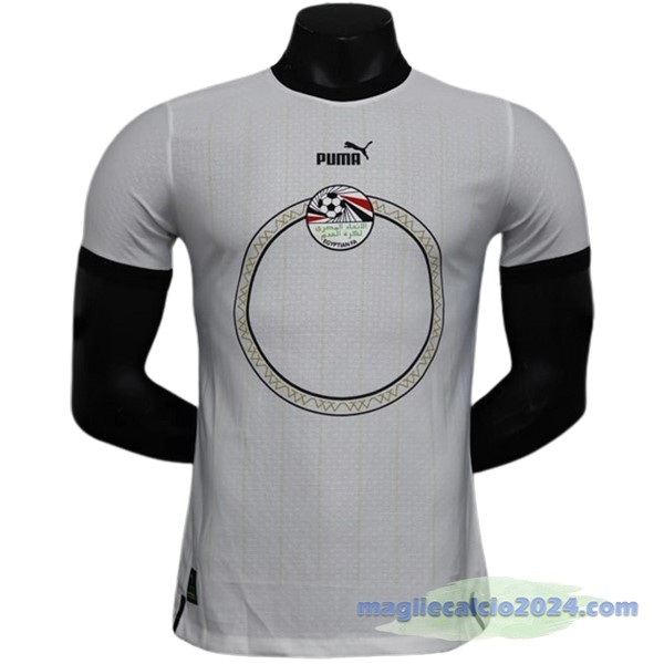 Thailandia Seconda Giocatori Maglia Egitto 2022 Bianco Poco Prezzo
