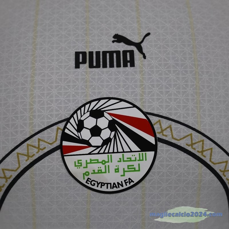 Thailandia Seconda Giocatori Maglia Egitto 2022 Bianco Poco Prezzo