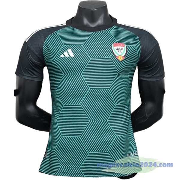 Thailandia Seconda Giocatori Maglia Emirati Arabi Uniti 2023 Verde Poco Prezzo
