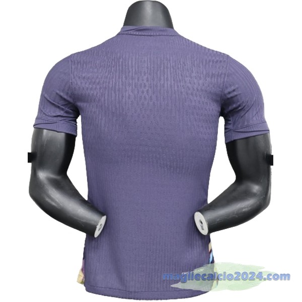 Thailandia Seconda Giocatori Maglia Inghilterra 2024 Purpureo Poco Prezzo