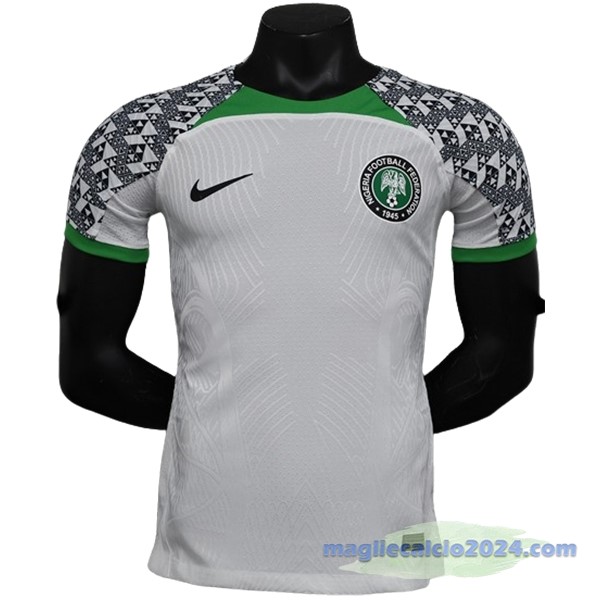 Thailandia Seconda Giocatori Maglia Nigeria 2022 Bianco Poco Prezzo