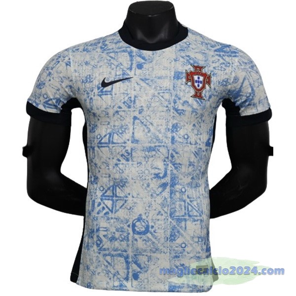 Thailandia Seconda Giocatori Maglia Portogallo 2024 Blu Poco Prezzo
