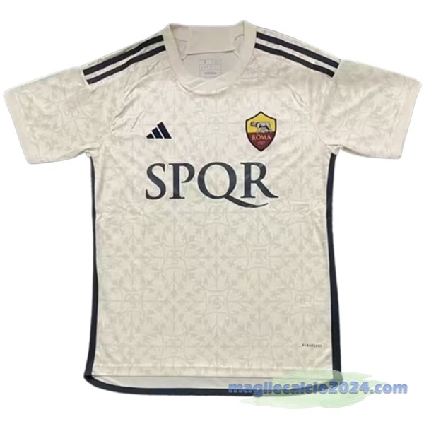 Thailandia Seconda Maglia As Roma 2023 2024 II Giallo Poco Prezzo