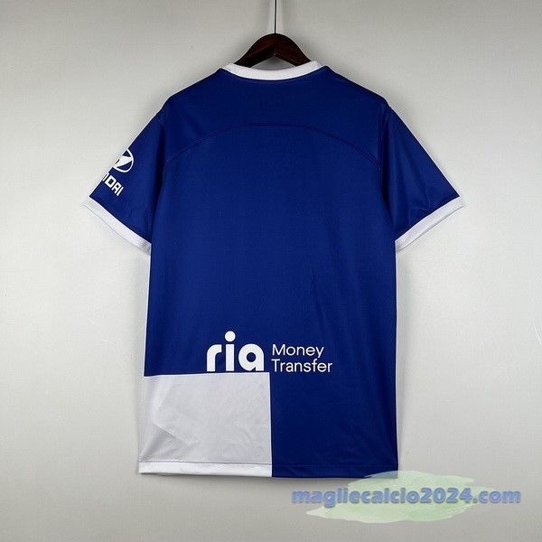 Thailandia Seconda Maglia Atlético Madrid 2023 2024 Blu II Bianco Poco Prezzo