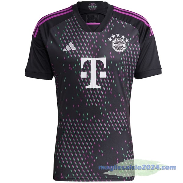 Thailandia Seconda Maglia Bayern Múnich 2023 2024 Nero Poco Prezzo