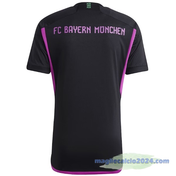 Thailandia Seconda Maglia Bayern Múnich 2023 2024 Nero Poco Prezzo