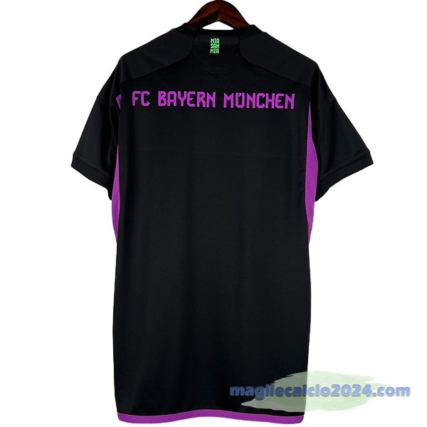 Thailandia Seconda Maglia Bayern Múnich 2023 2024 Nero Poco Prezzo