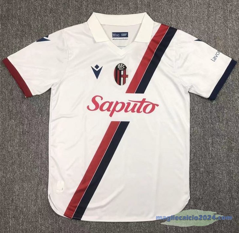 Thailandia Seconda Maglia Bologna 2023 2024 Bianco Rosso Poco Prezzo