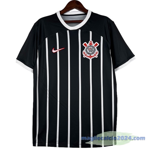 Thailandia Seconda Maglia Corinthians Paulista 2023 2024 Nero Poco Prezzo