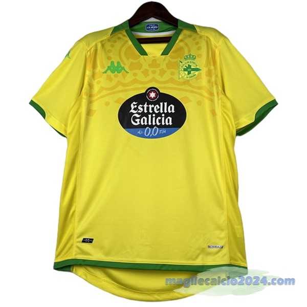 Thailandia Seconda Maglia Deportivo de La Coruna 2023 2024 Giallo Poco Prezzo