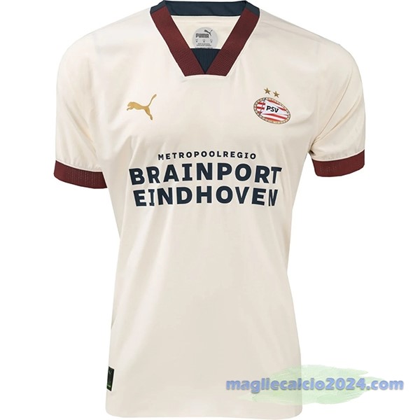 Thailandia Seconda Maglia Eindhoven 2023 2024 Giallo Poco Prezzo