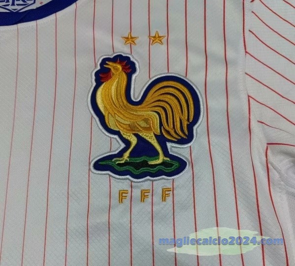 Thailandia Seconda Maglia Francia 2024 Bianco Poco Prezzo