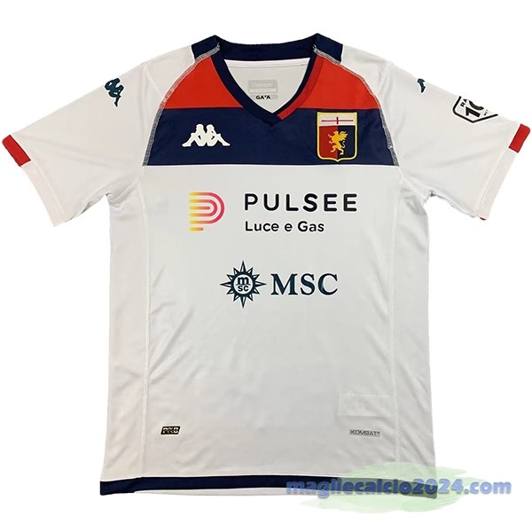 Thailandia Seconda Maglia Genoa 2023 2024 Bianco Poco Prezzo