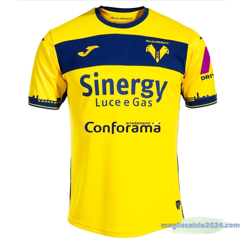 Thailandia Seconda Maglia Hellas Verona 2023 2024 Giallo Poco Prezzo
