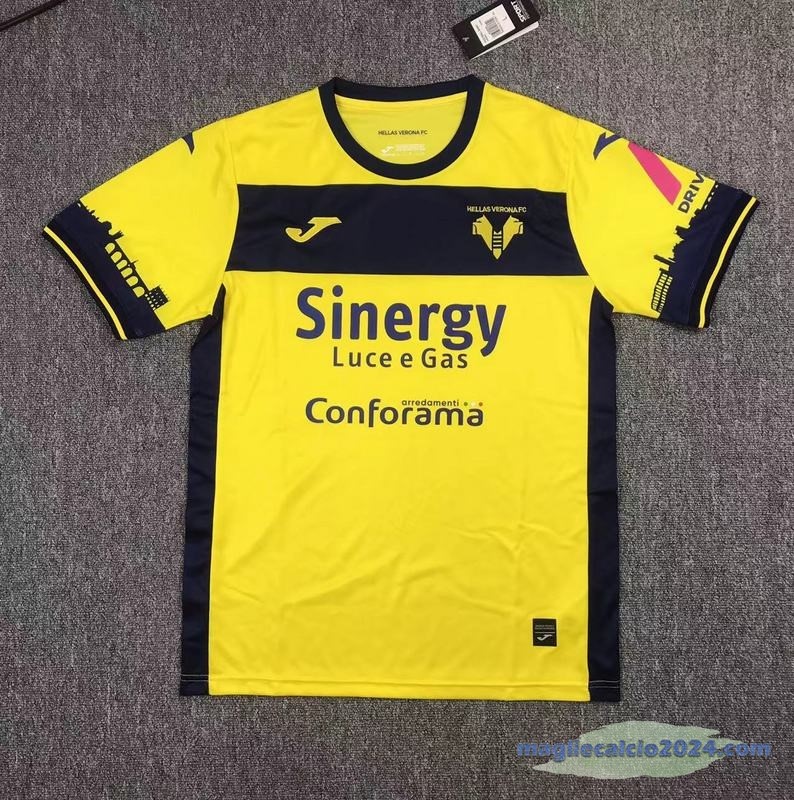 Thailandia Seconda Maglia Hellas Verona 2023 2024 Giallo Poco Prezzo