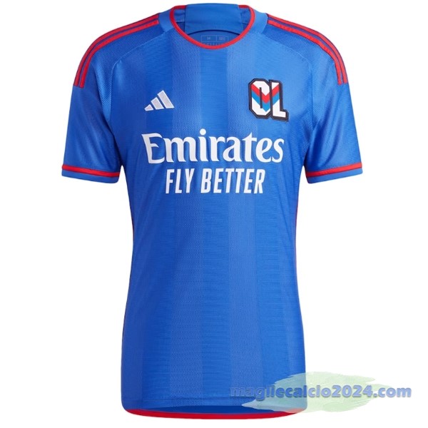 Thailandia Seconda Maglia Lyon 2023 2024 Blu Poco Prezzo