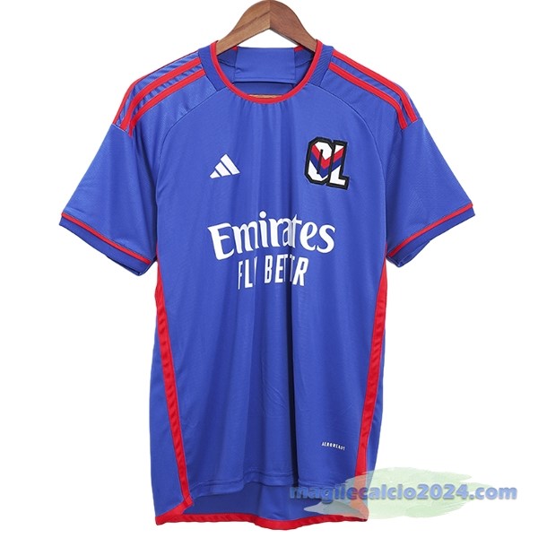 Thailandia Seconda Maglia Lyon 2023 2024 Blu Poco Prezzo