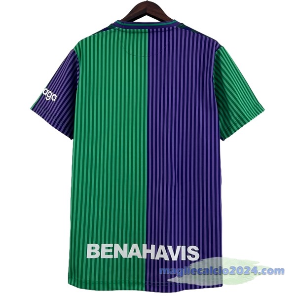 Thailandia Seconda Maglia Málaga CF 2023 2024 Verde Purpureo Poco Prezzo