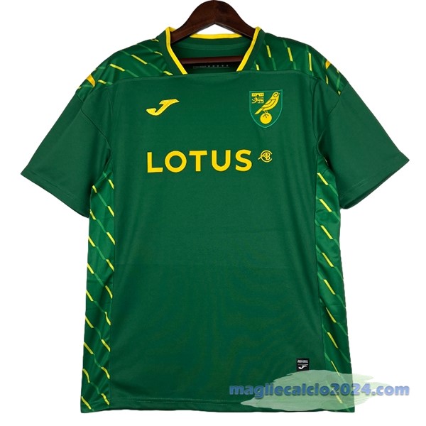 Thailandia Seconda Maglia Norwich City 2023 2024 Verde Poco Prezzo