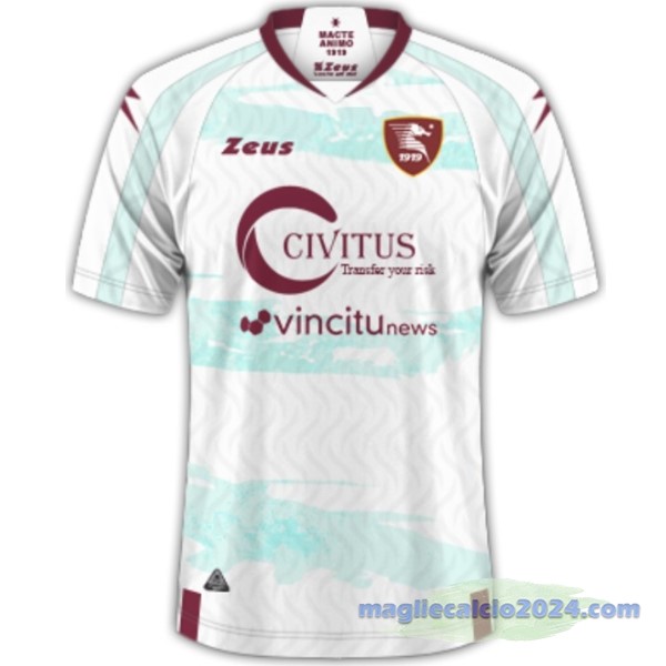 Thailandia Seconda Maglia Salernitana 2023 2024 Bianco Poco Prezzo