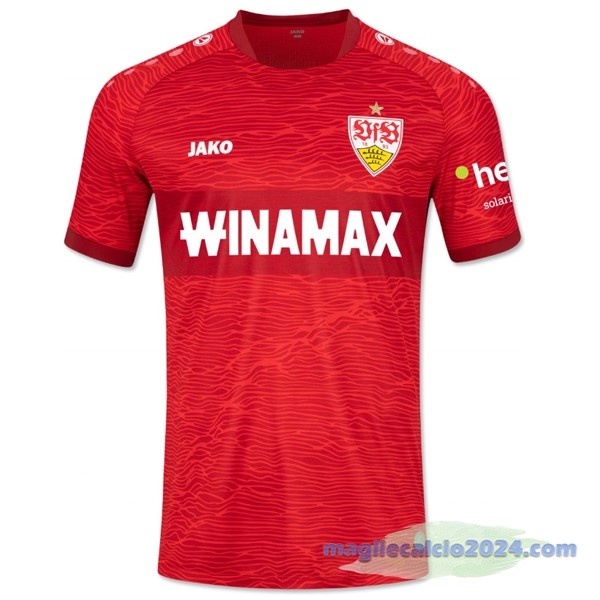 Thailandia Seconda Maglia Stuttgart 2023 2024 Rosso Poco Prezzo