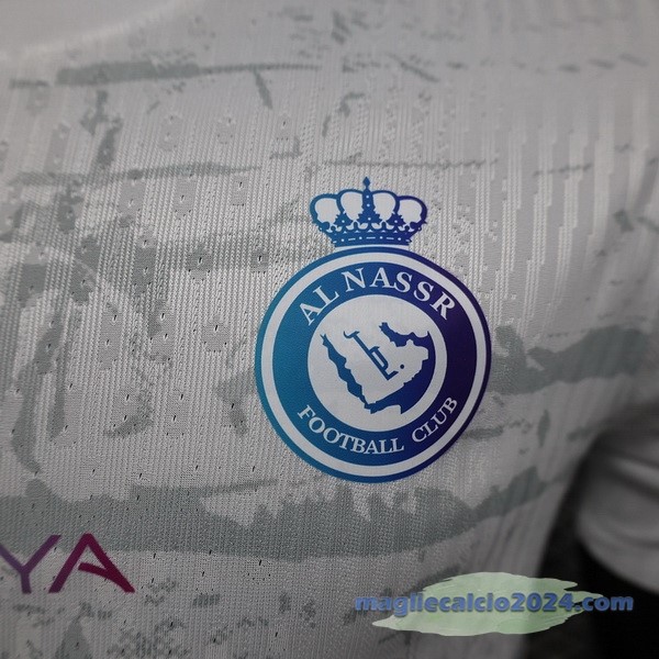 Thailandia Terza Giocatori Maglia Al Nassr 2023 2024 Bianco Poco Prezzo