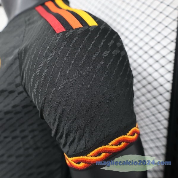 Thailandia Terza Giocatori Maglia As Roma 2023 2024 Nero Poco Prezzo