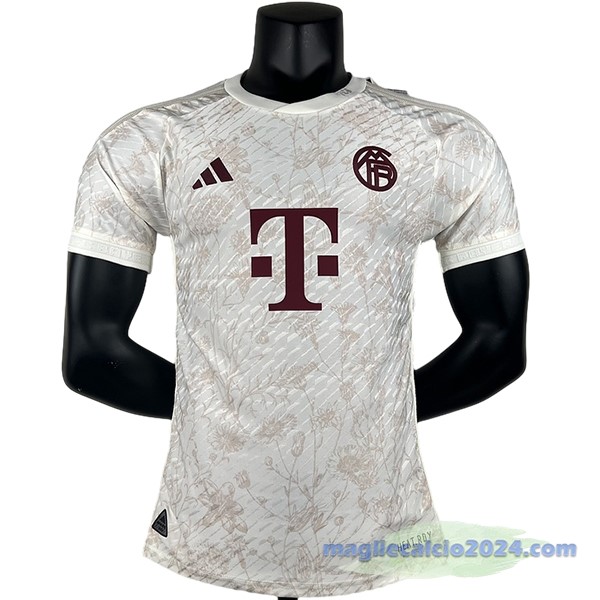 Thailandia Terza Giocatori Maglia Bayern Múnich 2023 2024 Giallo Poco Prezzo