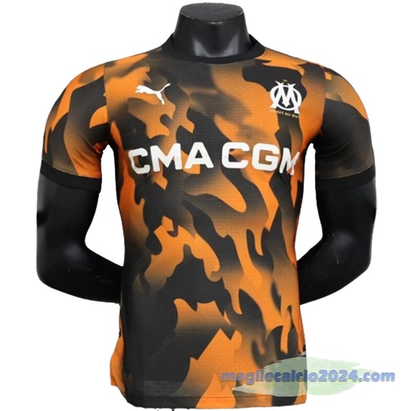 Thailandia Terza Giocatori Maglia Marsella 2023 2024 Arancione Poco Prezzo