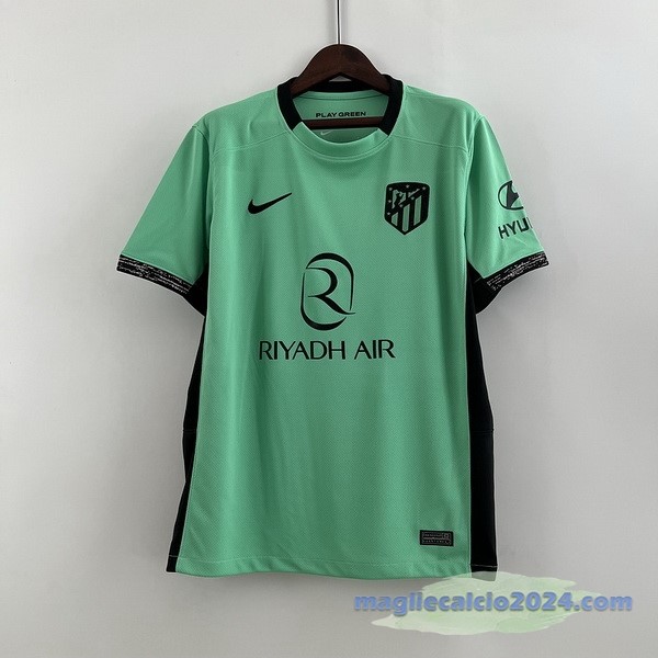 Thailandia Terza Maglia Atlético Madrid 2023 2024 Verde Poco Prezzo