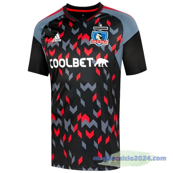 Thailandia Terza Maglia Colo Colo 2023 2024 Nero Poco Prezzo