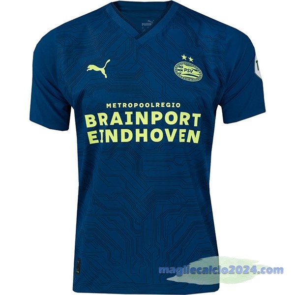 Thailandia Terza Maglia Eindhoven 2023 2024 Blu Poco Prezzo