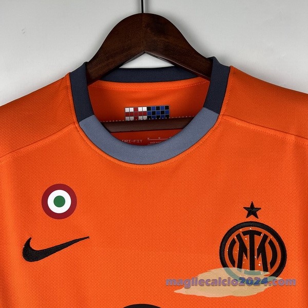 Thailandia Terza Maglia Inter Milán 2023 2024 Arancione Poco Prezzo
