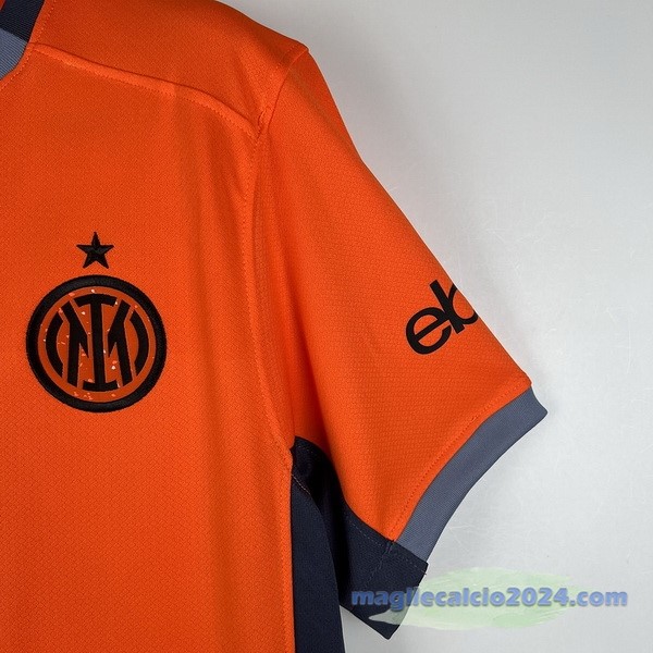 Thailandia Terza Maglia Inter Milán 2023 2024 Arancione Poco Prezzo