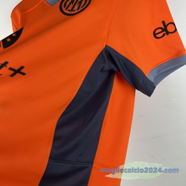 Thailandia Terza Maglia Inter Milán 2023 2024 Arancione Poco Prezzo