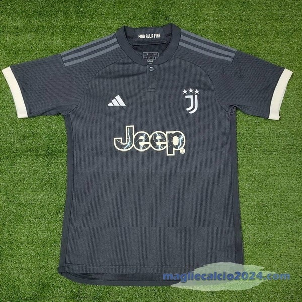Thailandia Terza Maglia Juventus 2023 2024 Bianco Nero Poco Prezzo