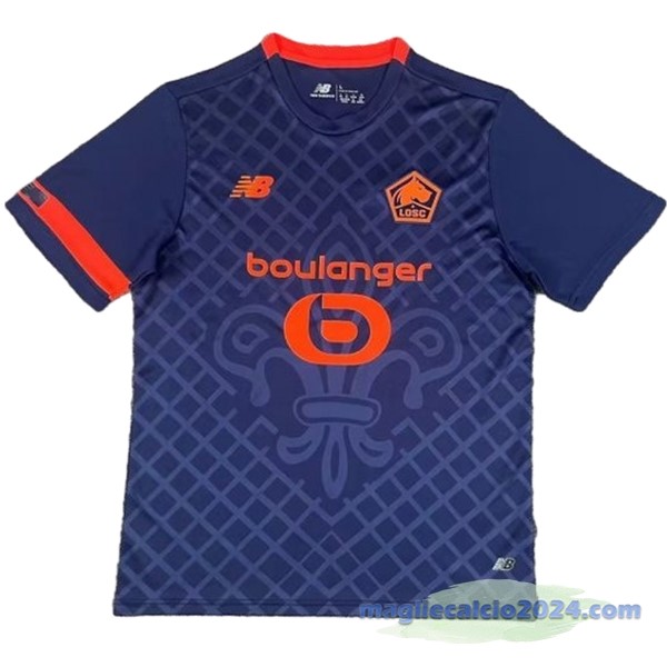 Thailandia Terza Maglia Lille 2023 2024 Blu Poco Prezzo