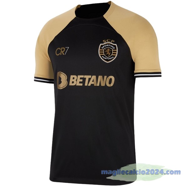 Thailandia Terza Maglia Lisboa 2023 2024 Nero Giallo Poco Prezzo