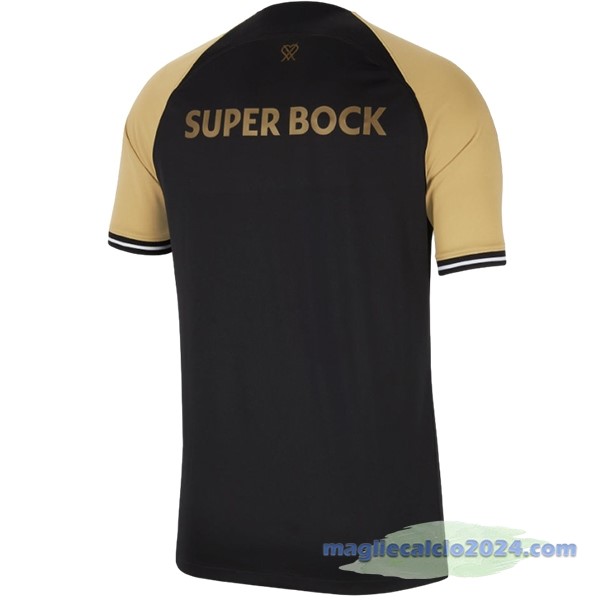 Thailandia Terza Maglia Lisboa 2023 2024 Nero Giallo Poco Prezzo