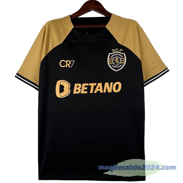 Thailandia Terza Maglia Lisboa 2023 2024 Nero Giallo Poco Prezzo