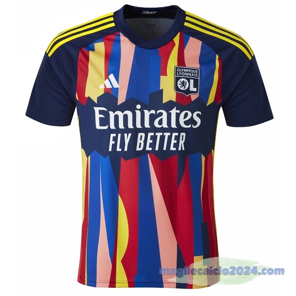Thailandia Terza Maglia Lyon 2023 2024 Blu Giallo Poco Prezzo